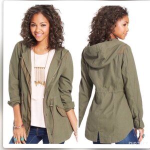 American Rag Olive Cargo Anorak Utility Jacket M